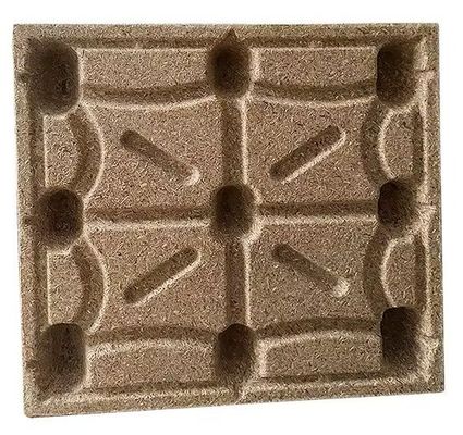 Хорошая цена 1100*1100 Формованные деревянные поддоны Фумигация Бесплатные евро Деревянные поддоны Сжатая древесина онлайн